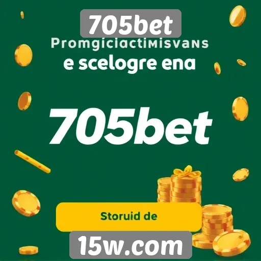 Promoções e bônus disponíveis no 705bet